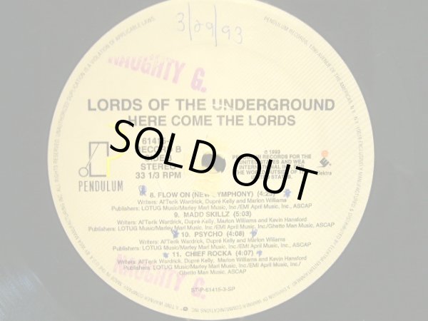 画像6: LORDS OF THE UNDERGROUND / HERE COME THE LORDS (2LP) (6)