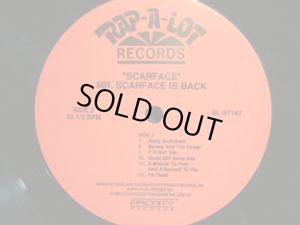 画像4: SCARFACE of the GETO BOYS / SCARFACE IS BACK  (LP) (4)