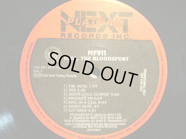画像3: MF911 / IDOL, THE BLOODSPORT  (US-PROMO LP) (3)