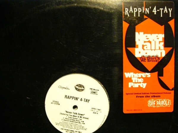 画像1: RAPPIN’ 4-TAY / NEVER TALK DOWN  (US-PROMO) (1)