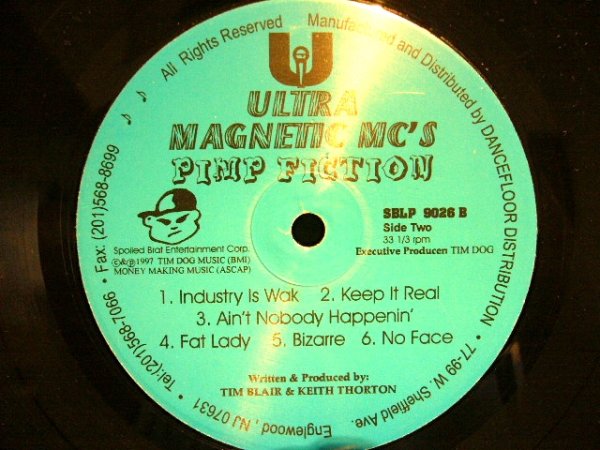 画像2: ULTRAMAGNETIC MC'S / PIMP FICTION  (LP) (2)