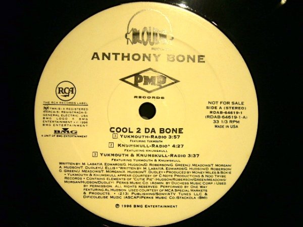 画像1: ANTHONY BONE / COOL 2 DA BONE  (US-PROMO) (1)