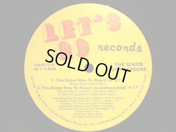 画像2: THE KINGS OF PRESSURE / GIVE ME THE MIKE  (2)