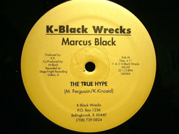 画像1: MARCUS BLACK / THE TRUE HYPE (1)