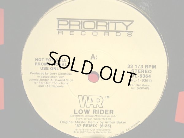 画像2: WAR / LOW RIDER (2)