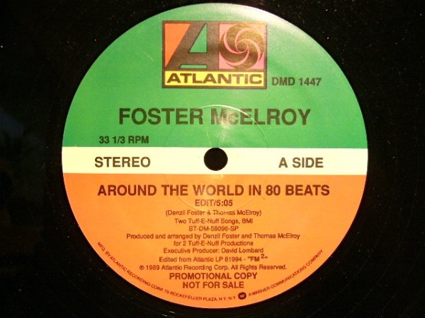 画像1: FOSTER McELROY / AROUND THE WORLD IN 80 BEATS  (US-PROMO) (1)