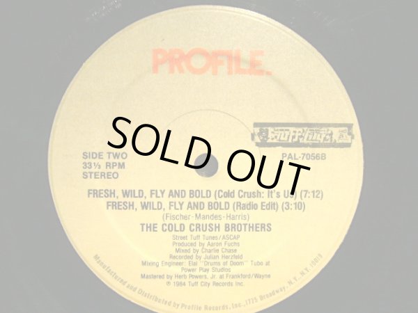 画像2: THE COLD CRUSH BROTHERS / TRESH, WILD, FLY AND BOLD (2)