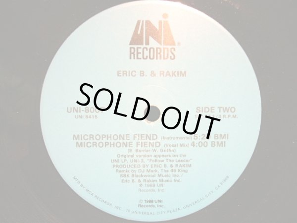 画像2: ERIC B. & RAKIM / MICROPHONE FIEND (2)