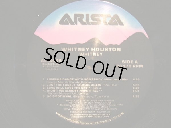 画像4: WHITNEY HOUSTON / WHITNEY  (US-LP) (4)