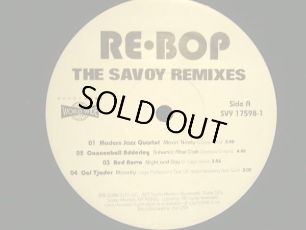 画像3: V.A. / RE-BOP THE SAVOY REMIXES  (2LP) (3)