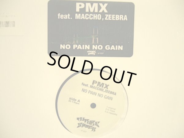 画像1: PMX feat. MACCHO,ZEEBRA / NO PAIN NO GAIN (1)