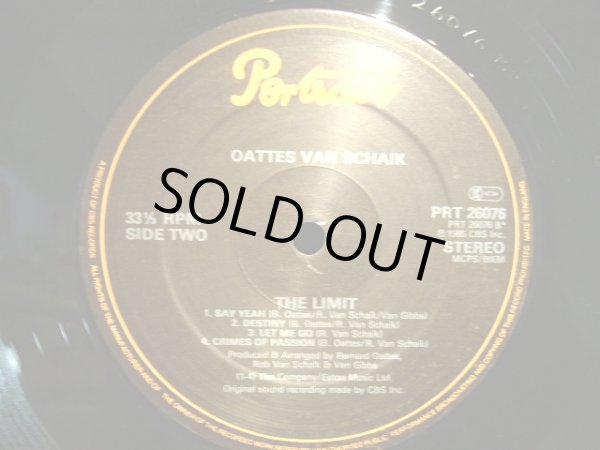 画像4: OATTES VAN SCHAIK / THE LIMIT  (UK-LP) (4)