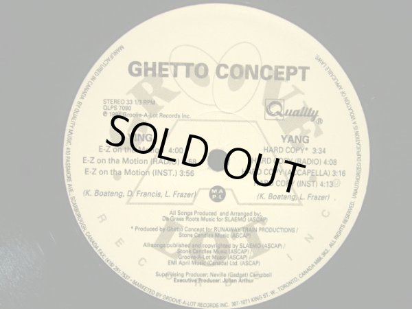 画像1: GHETTO CONCEPT / E-Z ON THA MOTION / HARD COPY  (PROMO) (1)