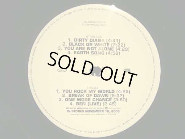 画像5: MICHAEL JACKSON / NUMBER ONES  (US PROMO-2LP) (5)