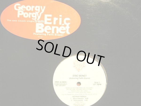 画像1: ERIC BENÉT ‎/ GEORGY PORGY  (US-PROMO) (1)