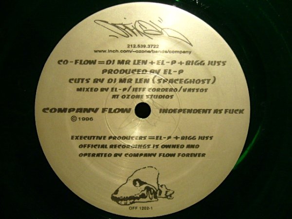 画像2: COMPANY FLOW / INFOKILL  (GREEN VINYL) (2)