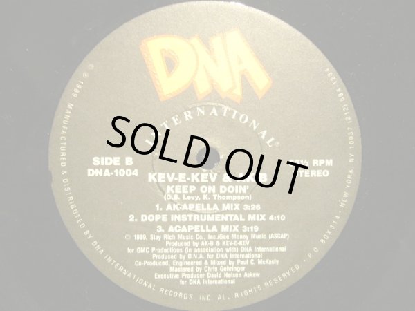 画像2: KEV-E-KEV & AK-B / KEEP ON DOIN' (2)