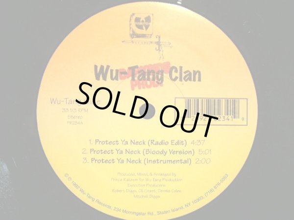 画像1: WU-TANG CLAN / PROTECT YA NECK (2ND PROMO) (1)