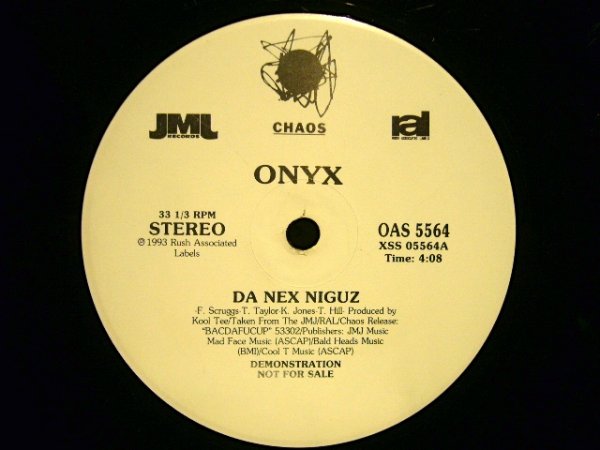 画像1: ONYX / DA NEX NIGUZ  (US-PROMO) (1)