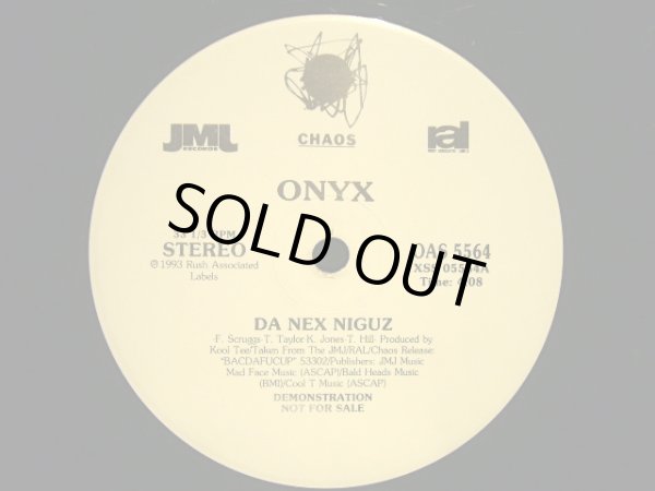 画像1: ONYX / DA NEX NIGUZ  (US-PROMO) (1)
