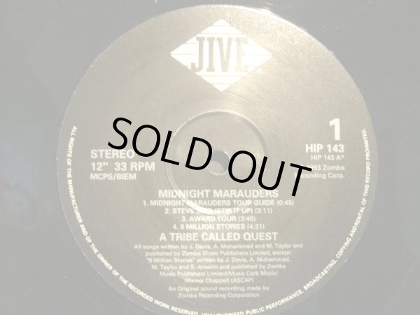 画像3: A TRIBE CALLED QUEST / MIDNIGHT MARAUDERS (UK-2LP)  (3)