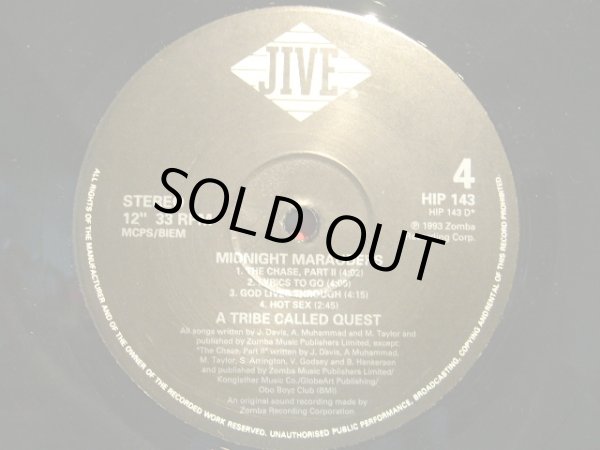 画像6: A TRIBE CALLED QUEST / MIDNIGHT MARAUDERS (UK-2LP)  (6)