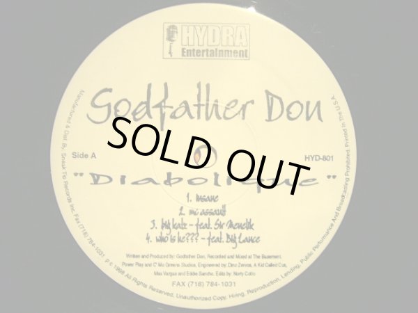 画像3: GODFATHER DON / DIABOLIQUE  (US-2LP) (3)