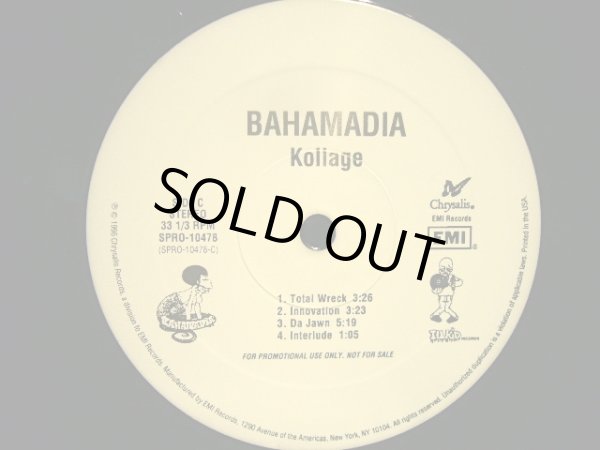 画像4: BAHAMADIA / KOLLAGE  (US-PROMO 2LP) (4)
