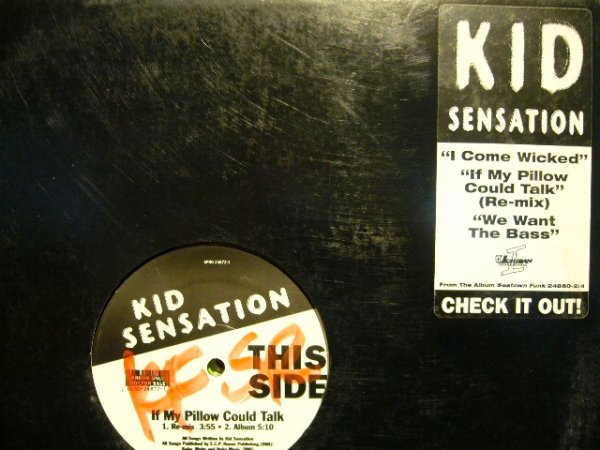 画像1: KID SENSATION / I COME WICKED / IF MY PILLOW COULD TALK  (US-PROMO) (1)