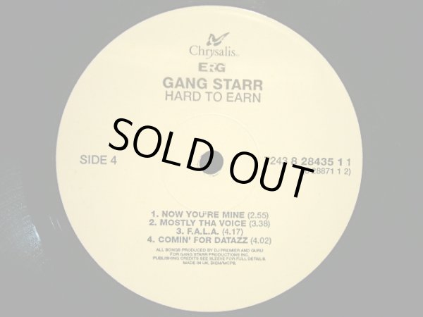 画像6: GANG STARR / HARD TO EARN (UK−2LP) (6)