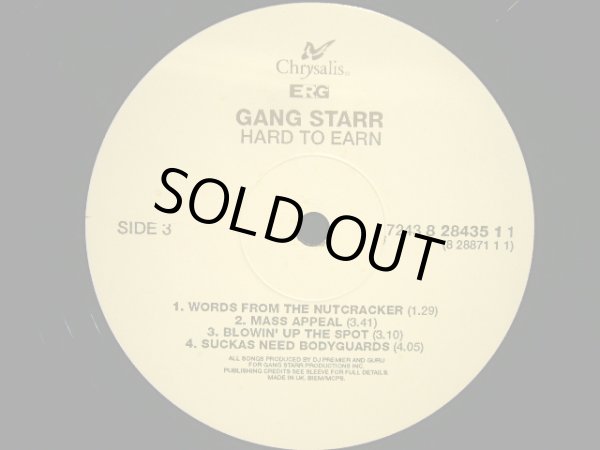 画像5: GANG STARR / HARD TO EARN (UK−2LP) (5)