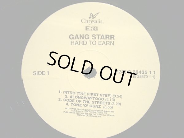 画像3: GANG STARR / HARD TO EARN (UK−2LP) (3)