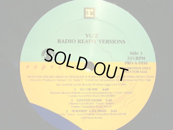 画像2: YG'Z / RADIO READY VERSIONS  (PROMO-EP) (2)