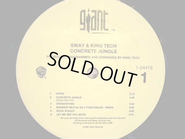 画像3: SWAY & KING TECH / CONCRETE JUNGLE  (US-LP) (3)