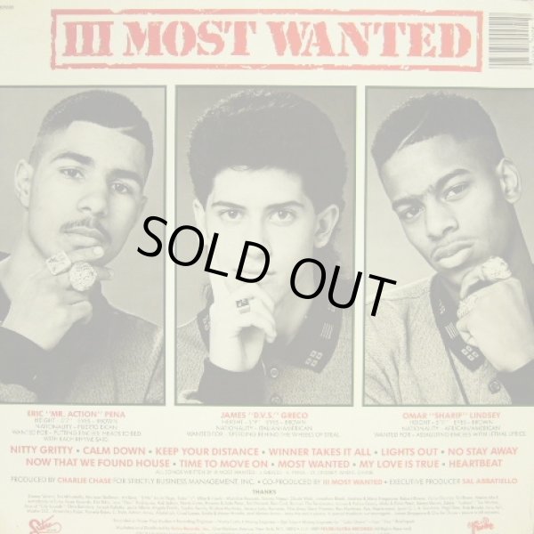 画像2: III MOST WANTED / S.T.  (US-LP) (2)