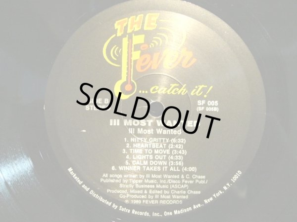 画像4: III MOST WANTED / S.T.  (US-LP) (4)