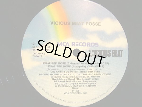 画像3: VICIOUS BEAT POSSE / LEGALIZED DOPE (3)