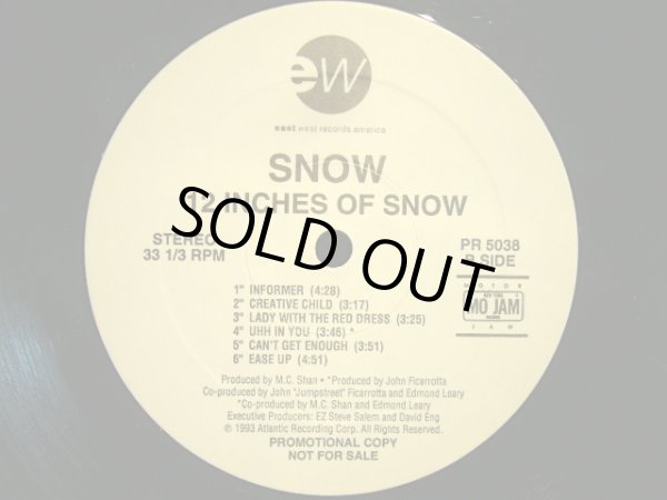 画像3: SNOW / 12 INCHES OF SNOW (THE ALBUM)  (US PROMO-LP) (3)