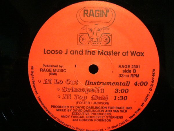 画像4: LOOSE J AND THE MASTER OF WAX ‎/ HI LO CUT (4)