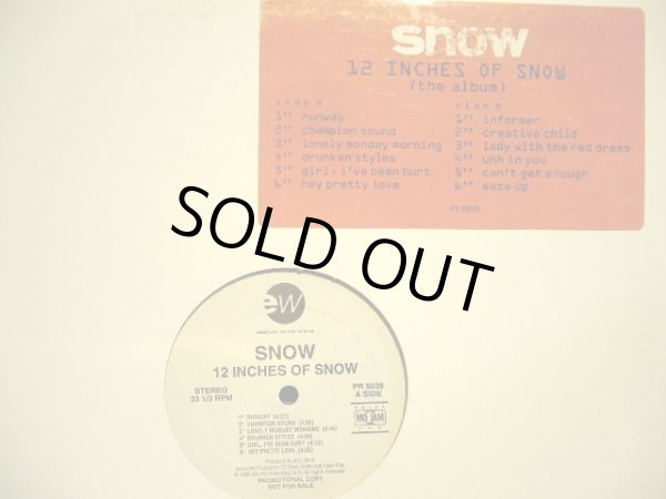 画像5: SNOW / 12 INCHES OF SNOW (THE ALBUM)  (US PROMO-LP) (5)