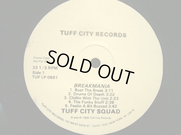 画像3: TUFF CITY SQUAD ‎/ BREAKMANIA  (US-PROMO LP) (3)