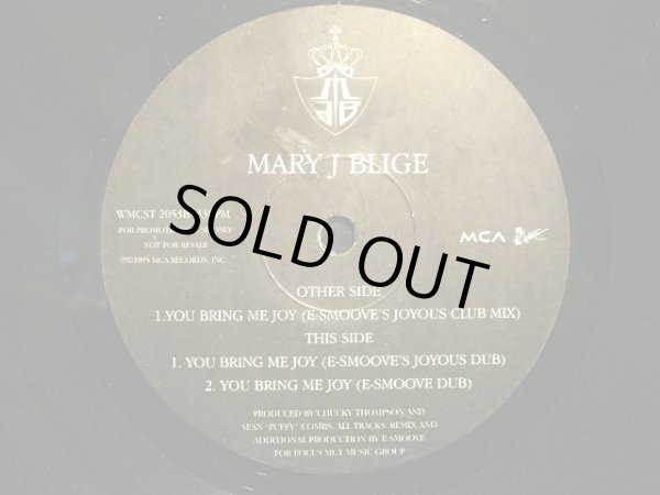 画像3: MARY J. BLIGE ‎/ YOU BRING ME JOY  (UK-PROMO 2×12") (3)