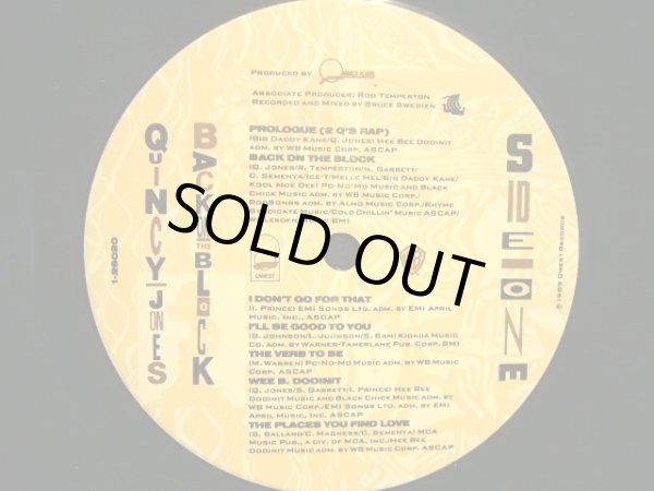 画像3: QUINCY JONES / BACK ON THE BLACK  (US-LP) (3)