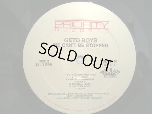 画像4: GETO BOYS / WE CAN'T BE STOPPED  (US-LP) (4)