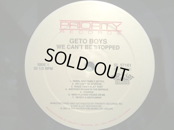 画像3: GETO BOYS / WE CAN'T BE STOPPED  (US-LP) (3)