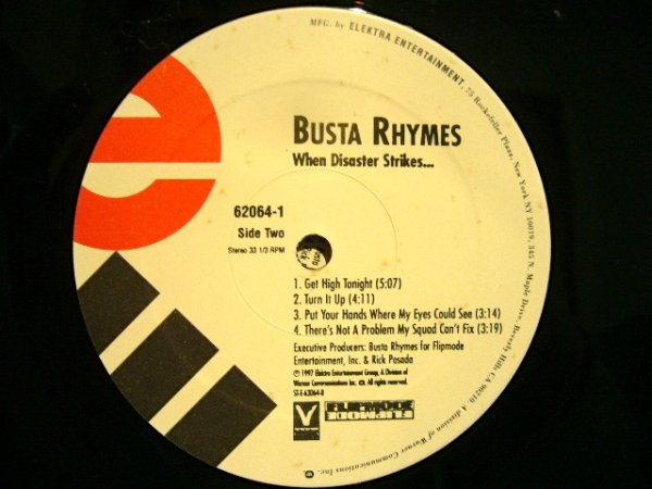 画像4: BUSTA RHYMES / WHEN DISASTER STRIKES...  (US-2LP) (4)
