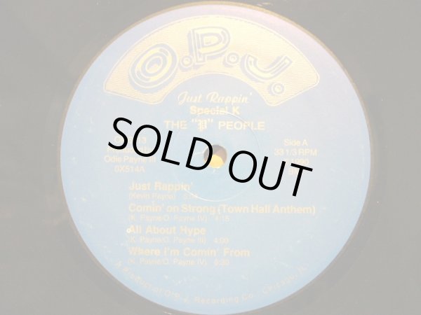 画像3: SPECIAL K ‎/ THE "P" PEOPLE JUST RAPPIN'  (US-LP) (3)