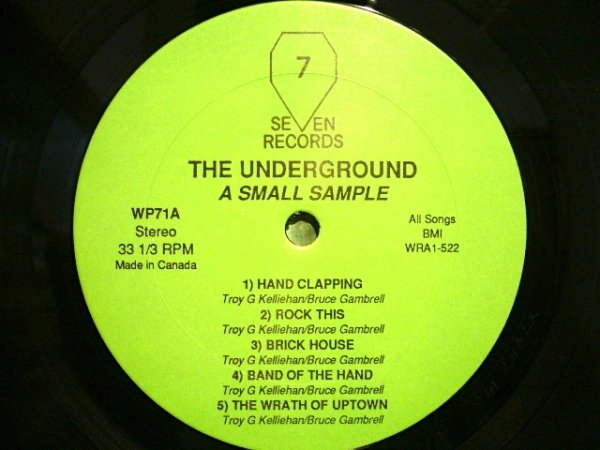 画像3: THE UNDERGROUND / A SMALL SAMPLE  (LP) (3)
