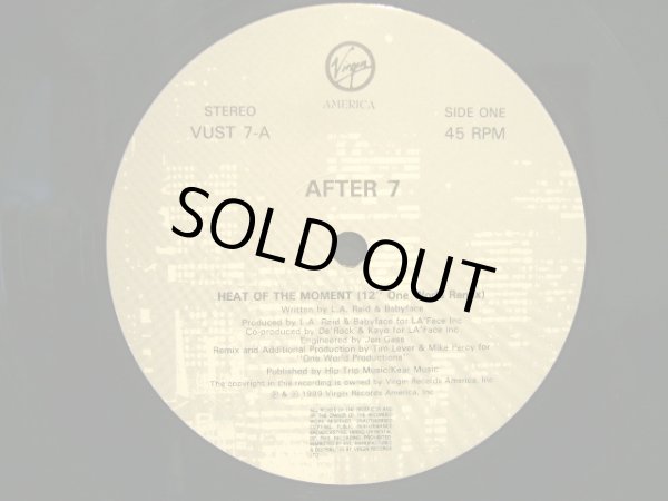 画像2: AFTER 7 / HEAT OF THE MOMENT  (UK) (2)