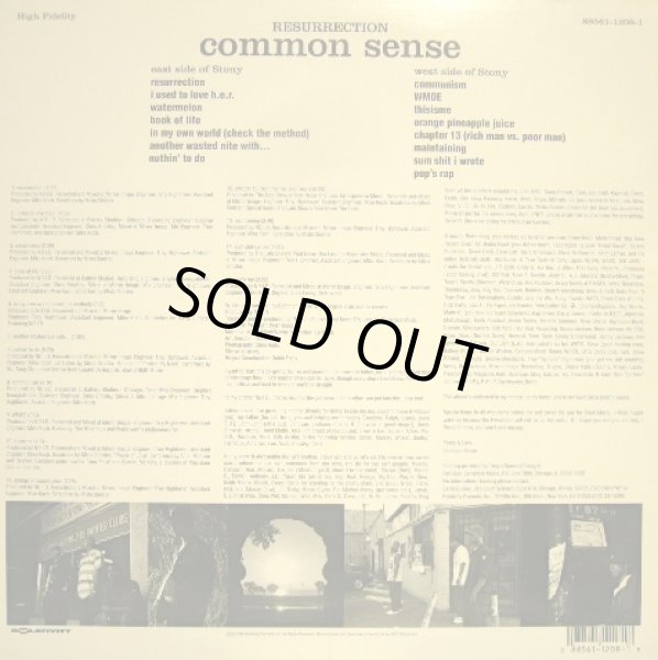 画像2: COMMON SENSE / RESURRECTION  (US-LP)  (2)